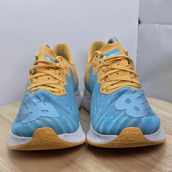 New Balance FuelCell TC Teal/Yellow - Mens US 9 Rrunning Walking Comfort Shoes - Picture 2 of 9